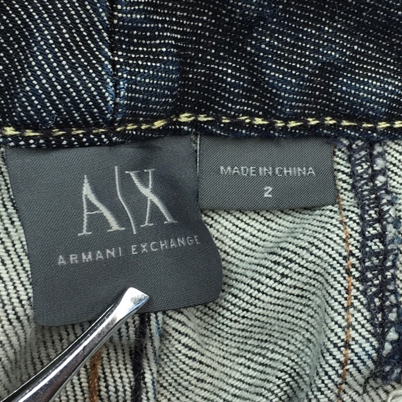 ➡️A/X Armani Exchange Straight Leg Denim Jean Size 2x31” - Picture 4 of 9